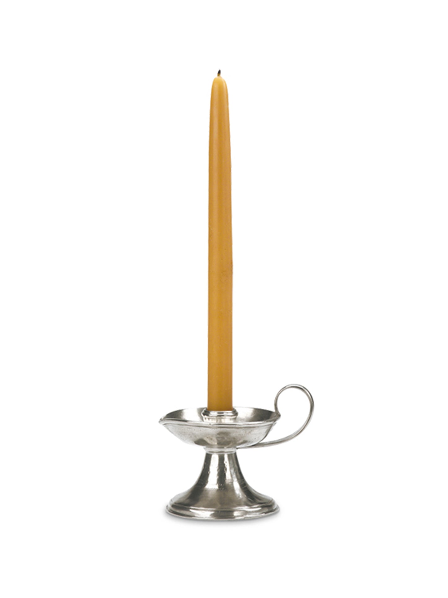 MATCH Pewter Bedside Candlestick Weston Table