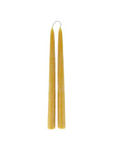 MATCH Pewter Beeswax Taper Candles 12 H Gold Weston Table