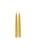 MATCH Pewter Beeswax Taper Candles 8 H Gold Weston Table