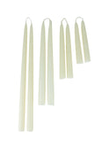 MATCH Pewter Beeswax Taper Candles Ivory Weston Table