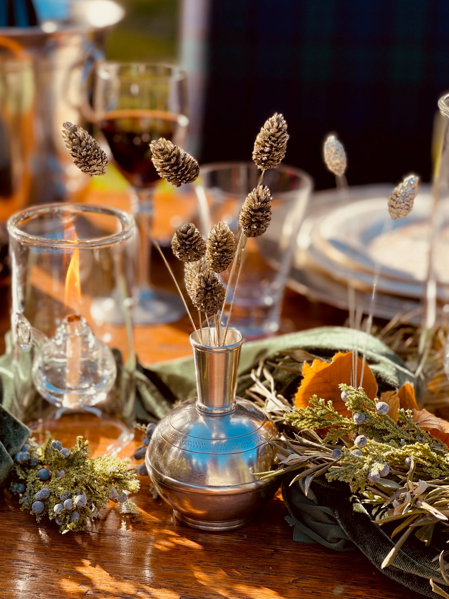 MATCH Pewter Bud Vase Weston Table