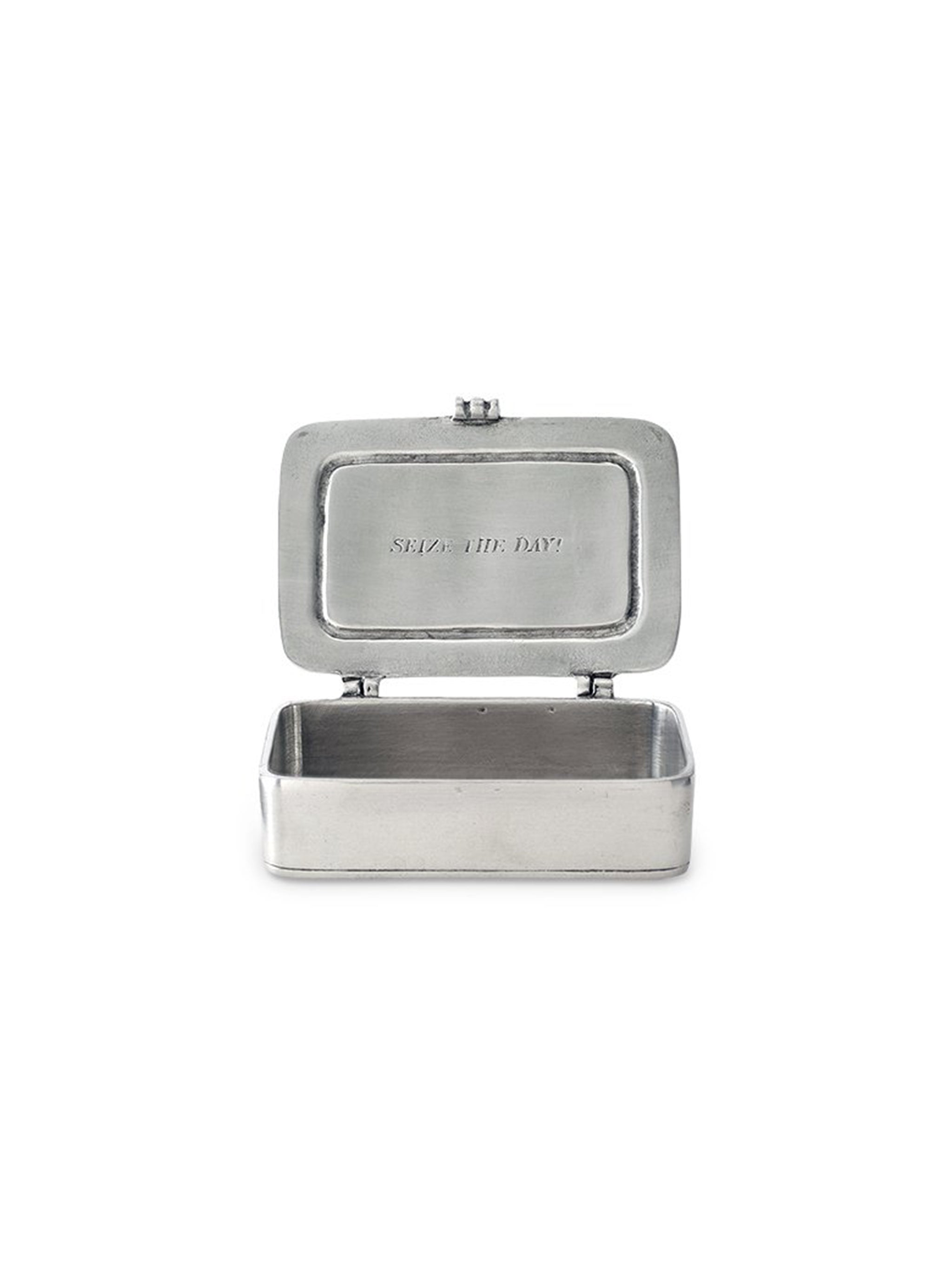 Shop MATCH Pewter Carpe Diem Box at Weston Table