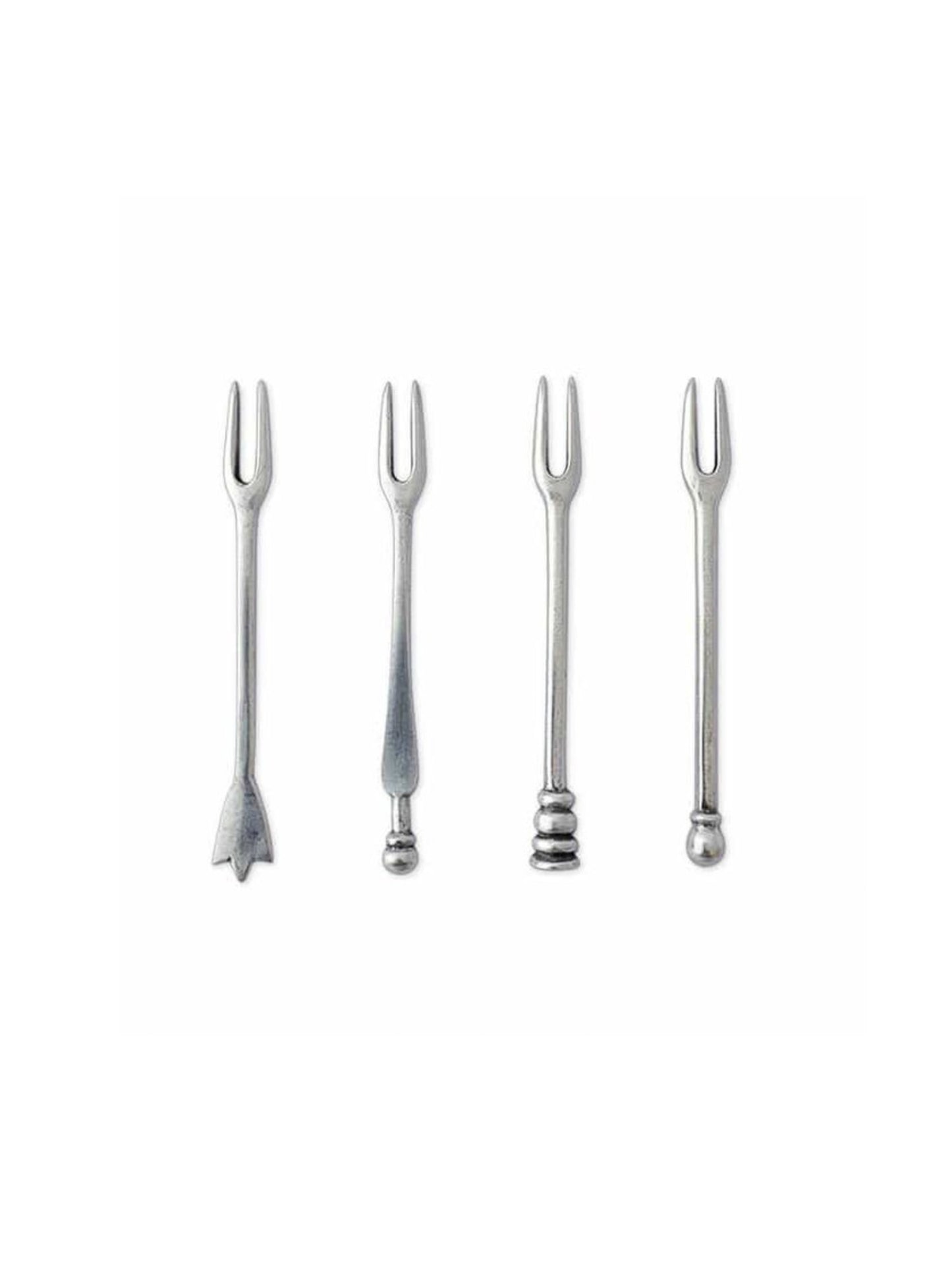 MATCH Pewter Cocktail Forks Weston Table