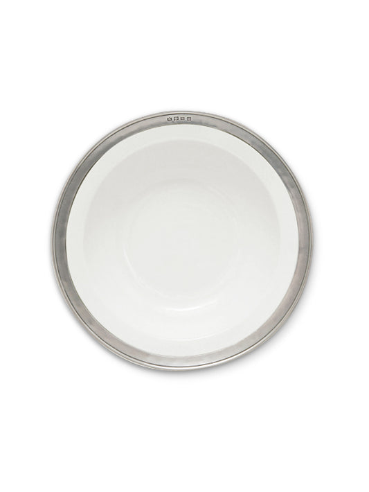 MATCH Pewter Convivio Round Serving Bowl Weston Table