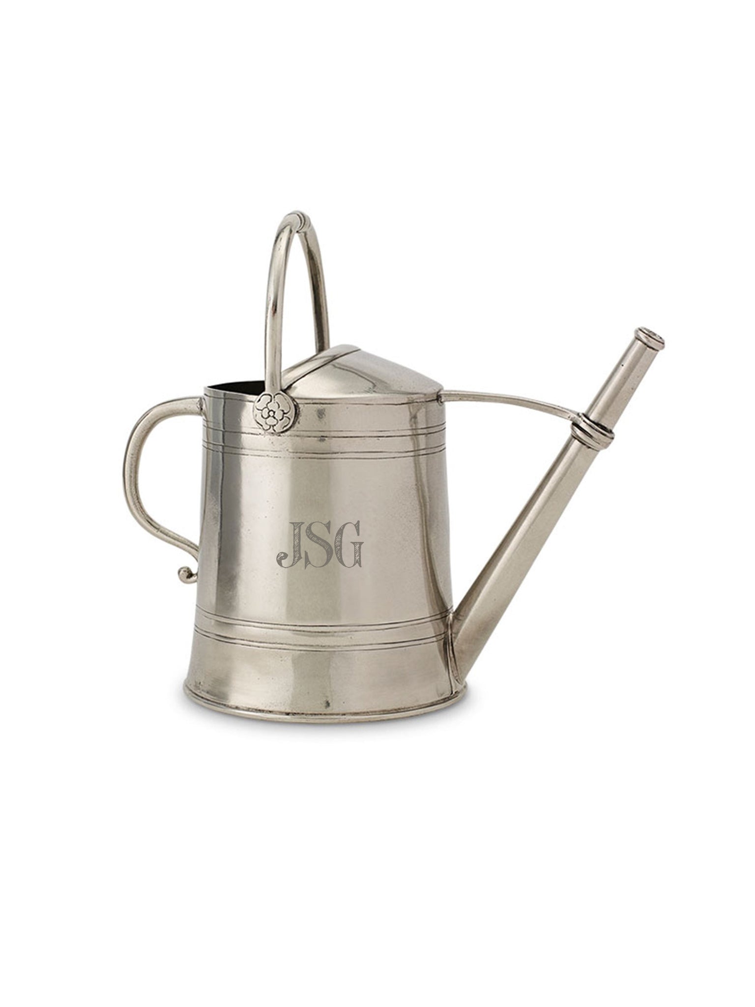 MATCH Pewter Custom Engraved Watering Can JSG Weston Table