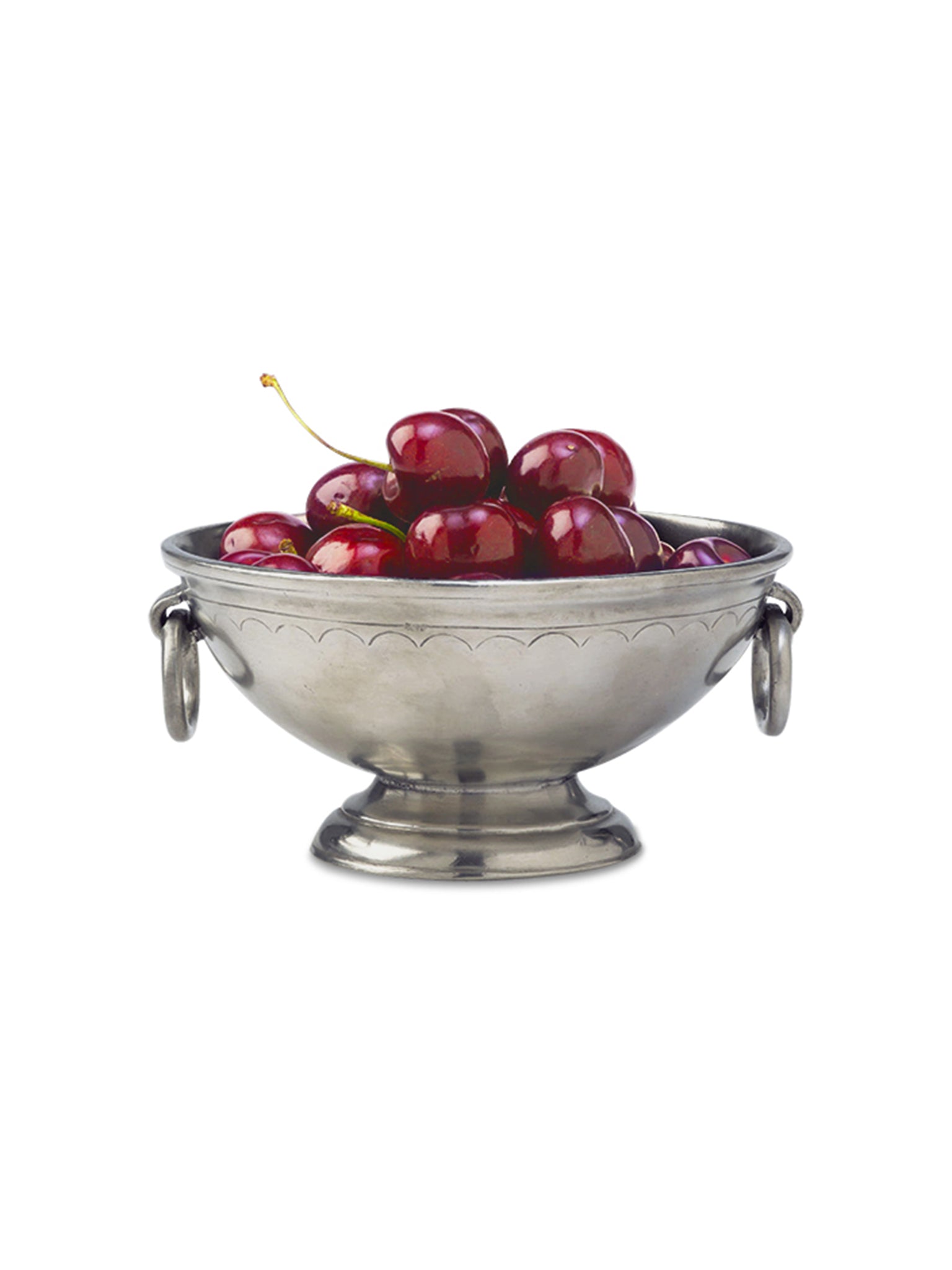 MATCH Pewter Deep Footed Bowl with Rings Weston Table