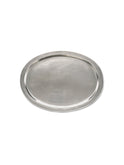 MATCH Pewter Large Incised Oval Tray Weston Table