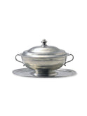MATCH Pewter Footed Oval Tureen with Handles Weston Table