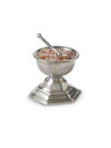 MATCH Pewter Footed Salt Cellar with Spoon Weston Table