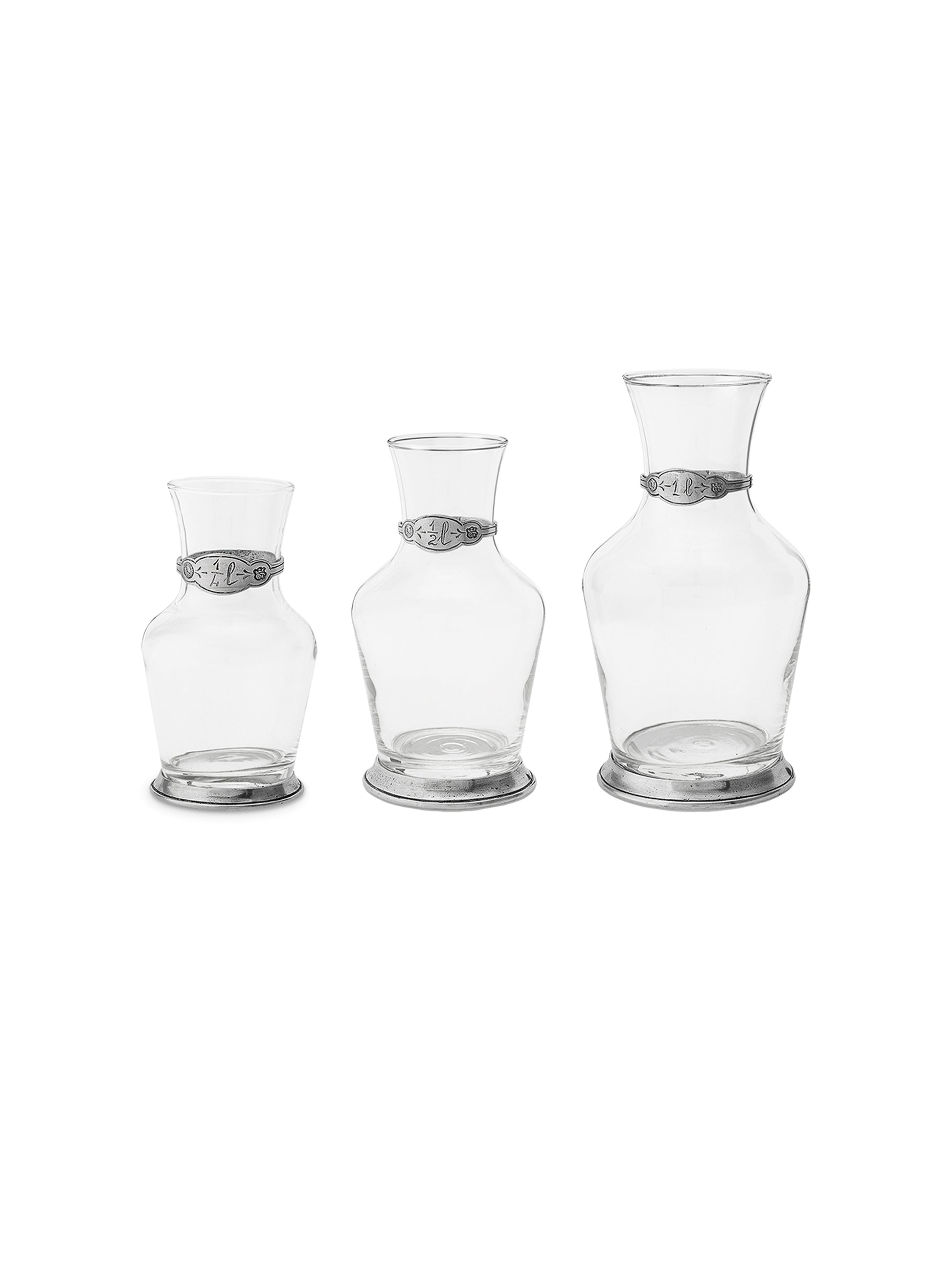 MATCH Pewter Glass Carafe Weston Table