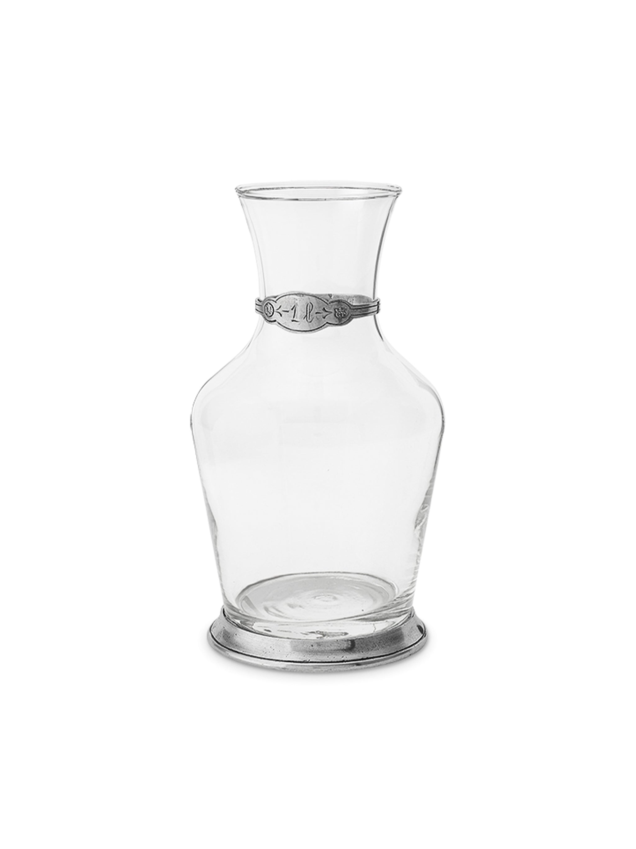 FIDENZA Crystal DECANTER Pewter Ma discount