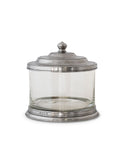 MATCH Pewter Glass Cookie Jar Weston Table