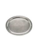 MATCH Pewter Large Incised Oval Tray Weston Table