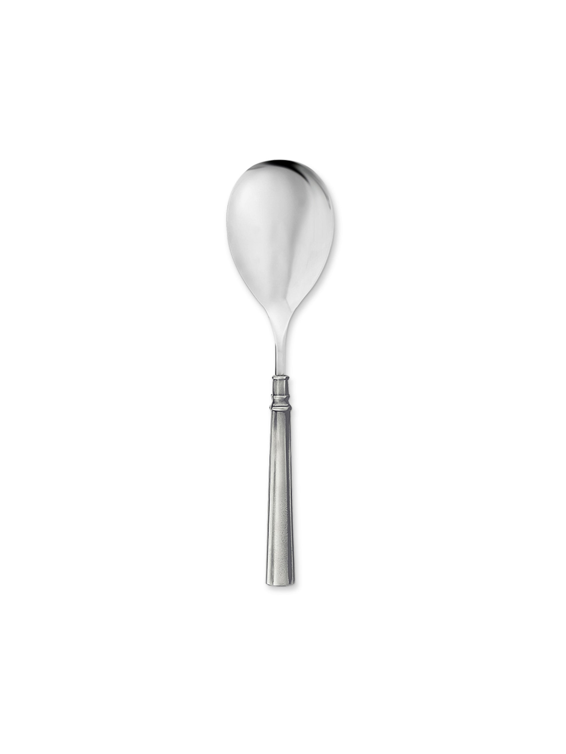 MATCH Pewter Lucia Wide Serving Spoon Weston Table