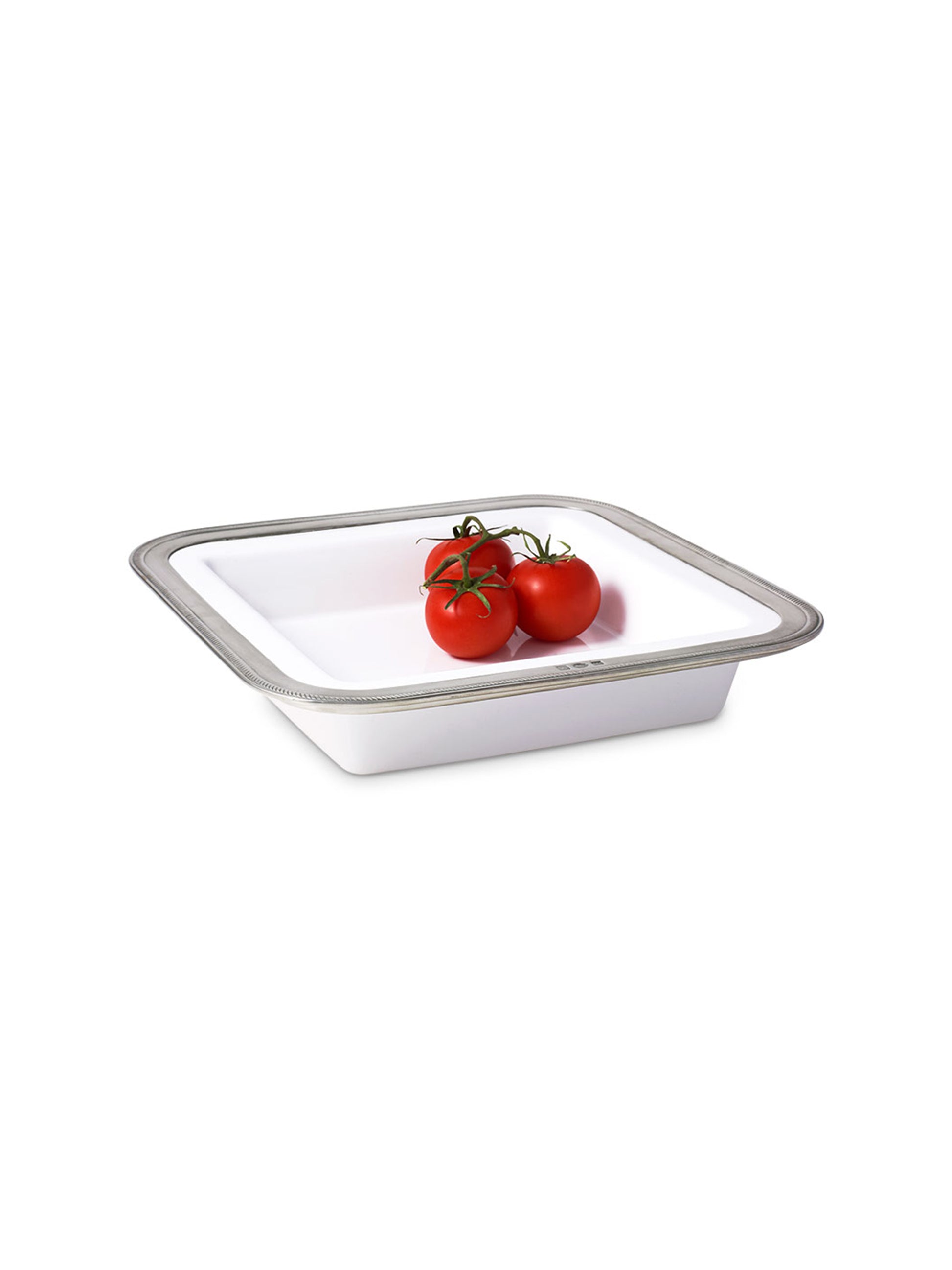 MATCH Pewter Luisa Square Serving Dish Weston Table