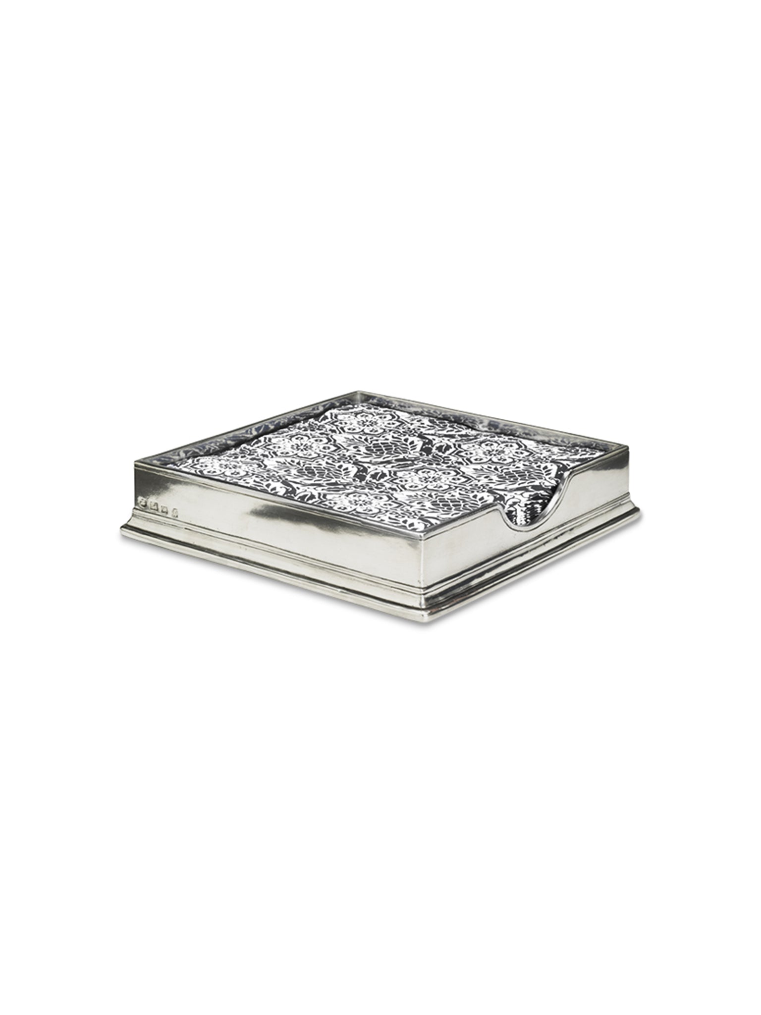 MATCH Pewter Luncheon Napkin Box Weston Table