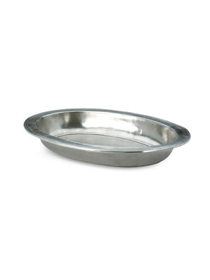  MATCH Pewter Oval Serving Bowl Large Weston Table 