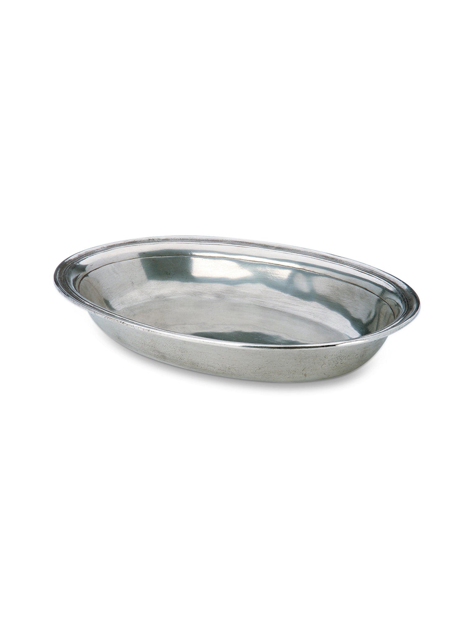 MATCH Pewter Oval Serving Bowl Small Weston Table