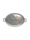 MATCH Pewter Oval Tray with Handles Weston Table