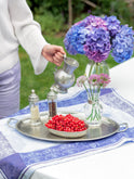 MATCH Pewter Oval Tray with Handles Weston Table