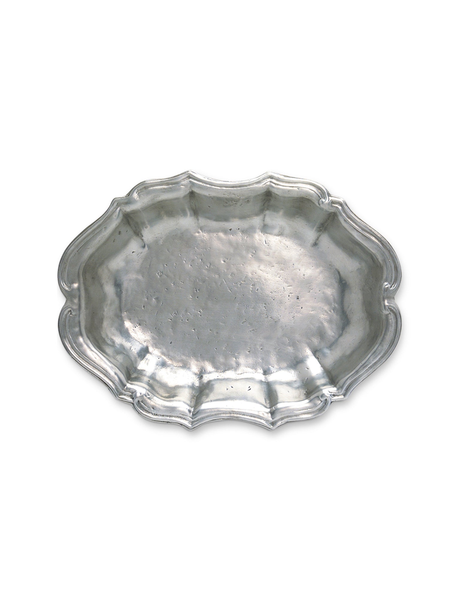 MATCH Pewter Queen Anne Oval Bowl Weston Table