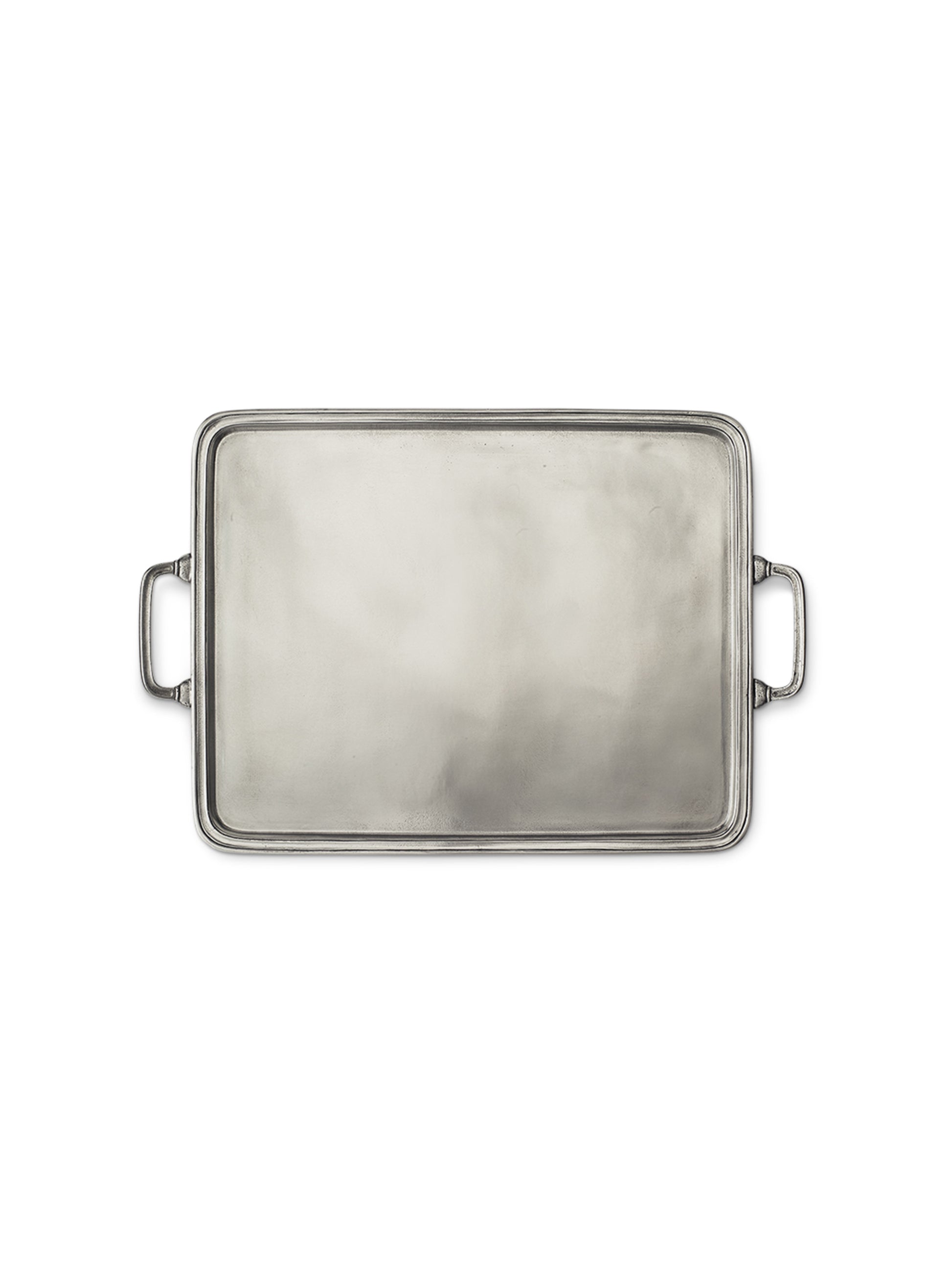 MATCH Pewter Rectangle Trays with Handles Extra Large Weston Table