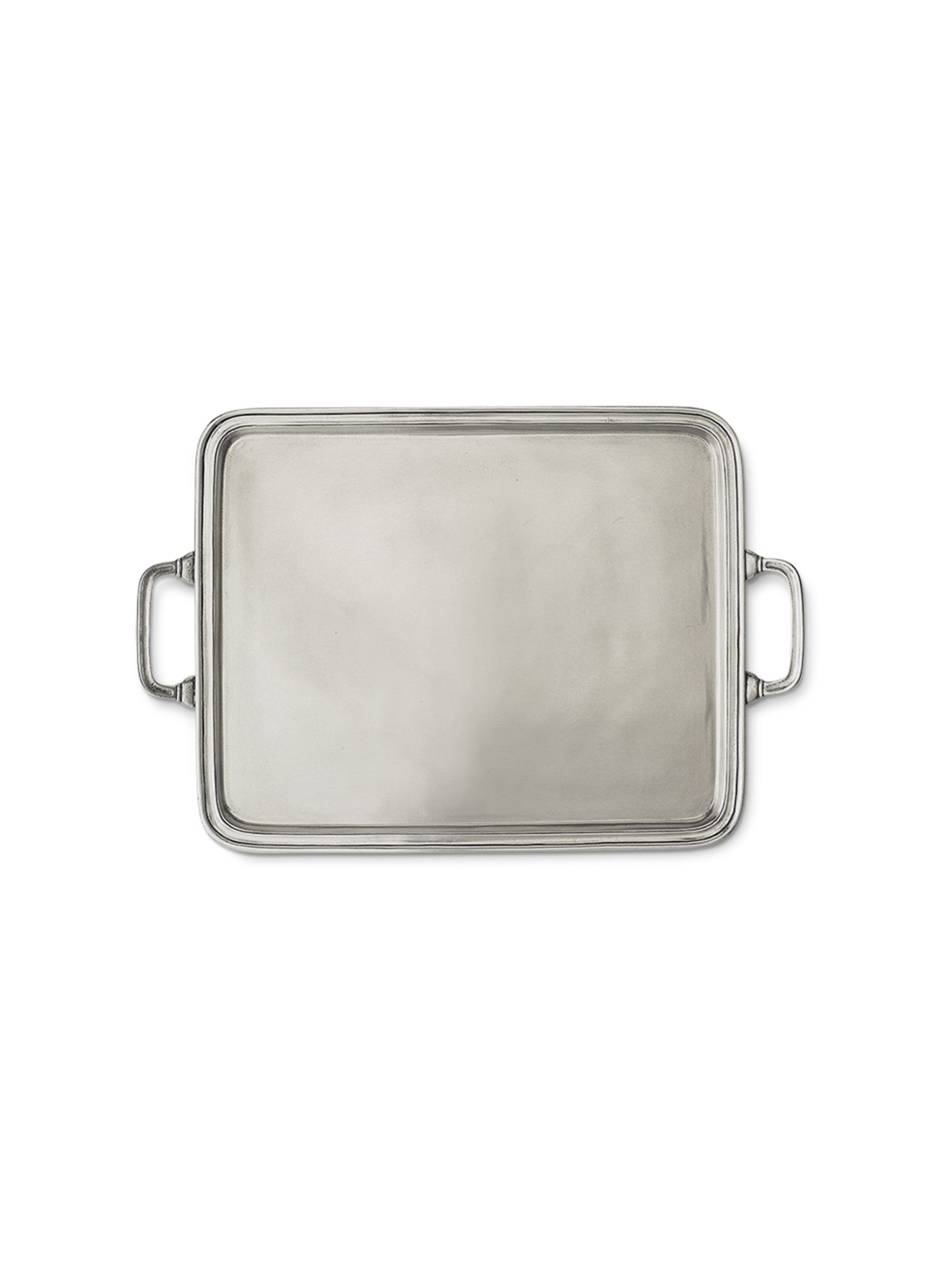 MATCH Pewter Rectangle Trays with Handles Large Weston Table