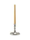 MATCH Pewter Round Based Candlestick with Rim Weston Table