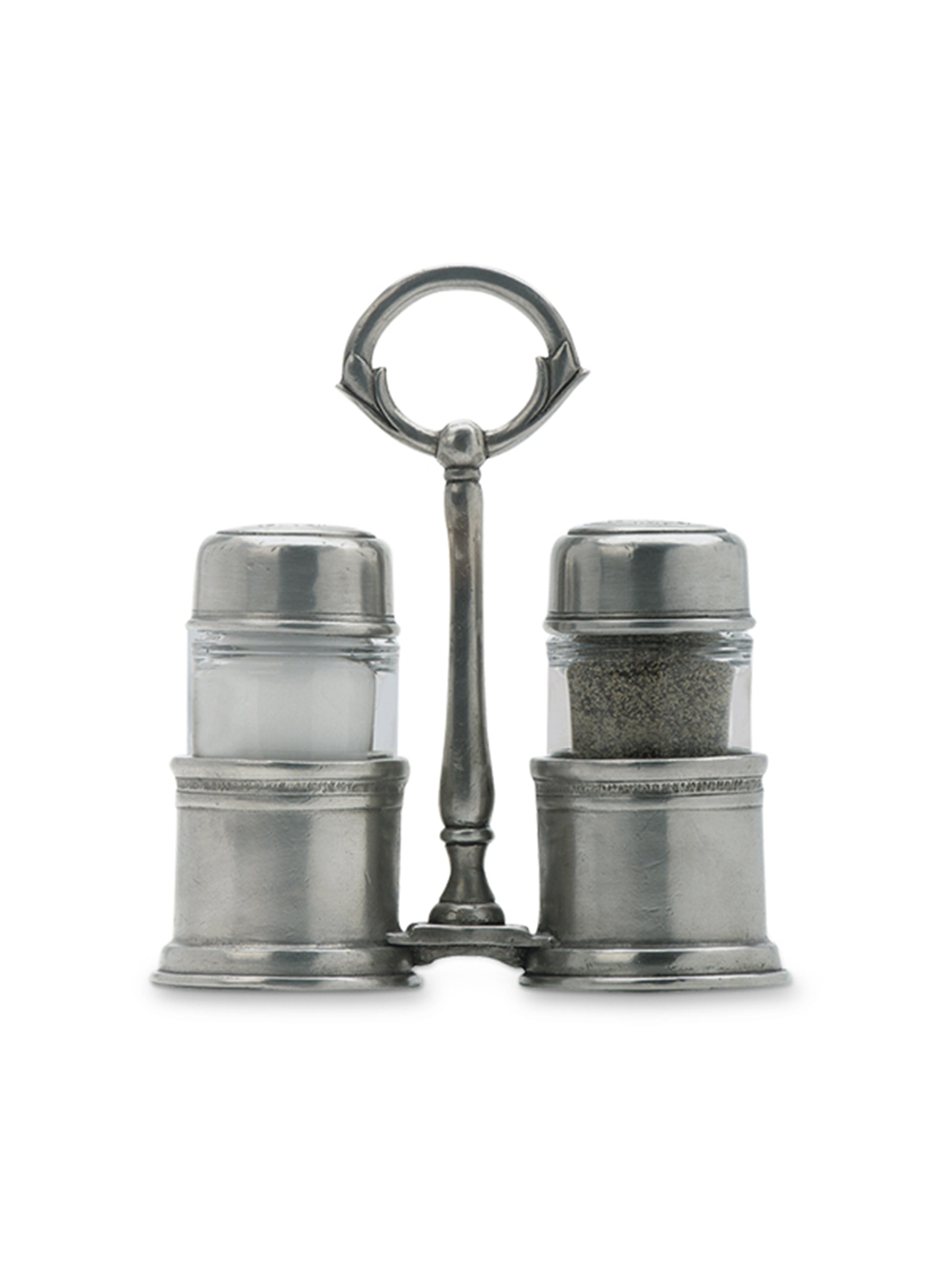 MATCH Pewter Salt and Pepper Caddy Weston Table