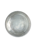 MATCH Pewter Scallop Rimmed Bottle Coaster Weston Table