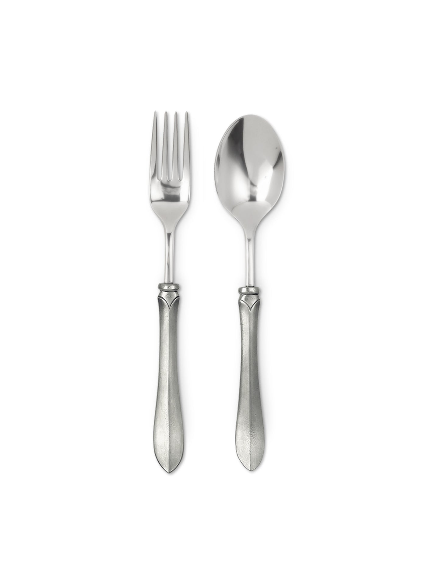 MATCH Pewter Sofia Serving Fork & Spoon Weston Table
