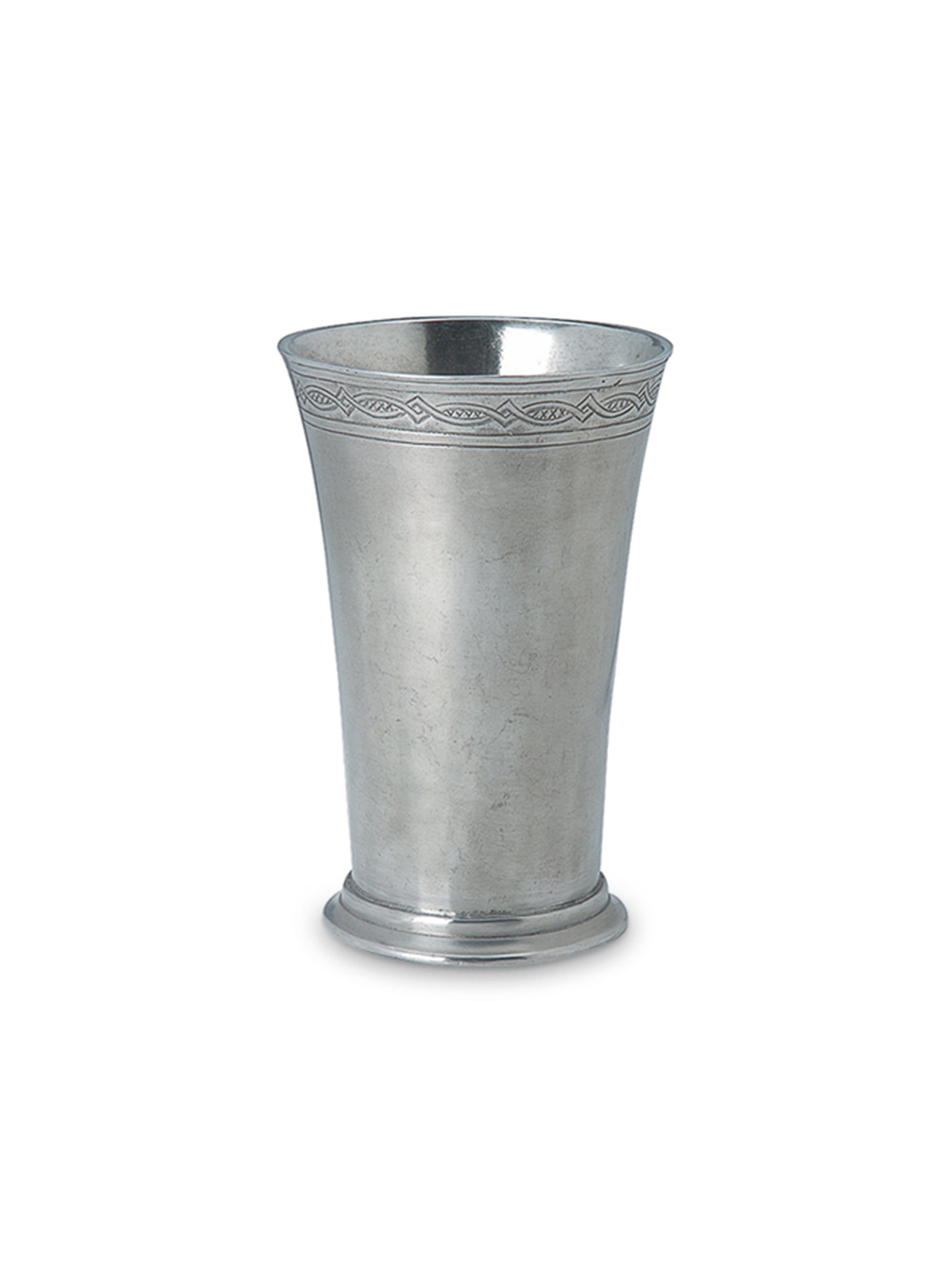 MATCH Pewter Tall Cup Custom Engraved Weston Table