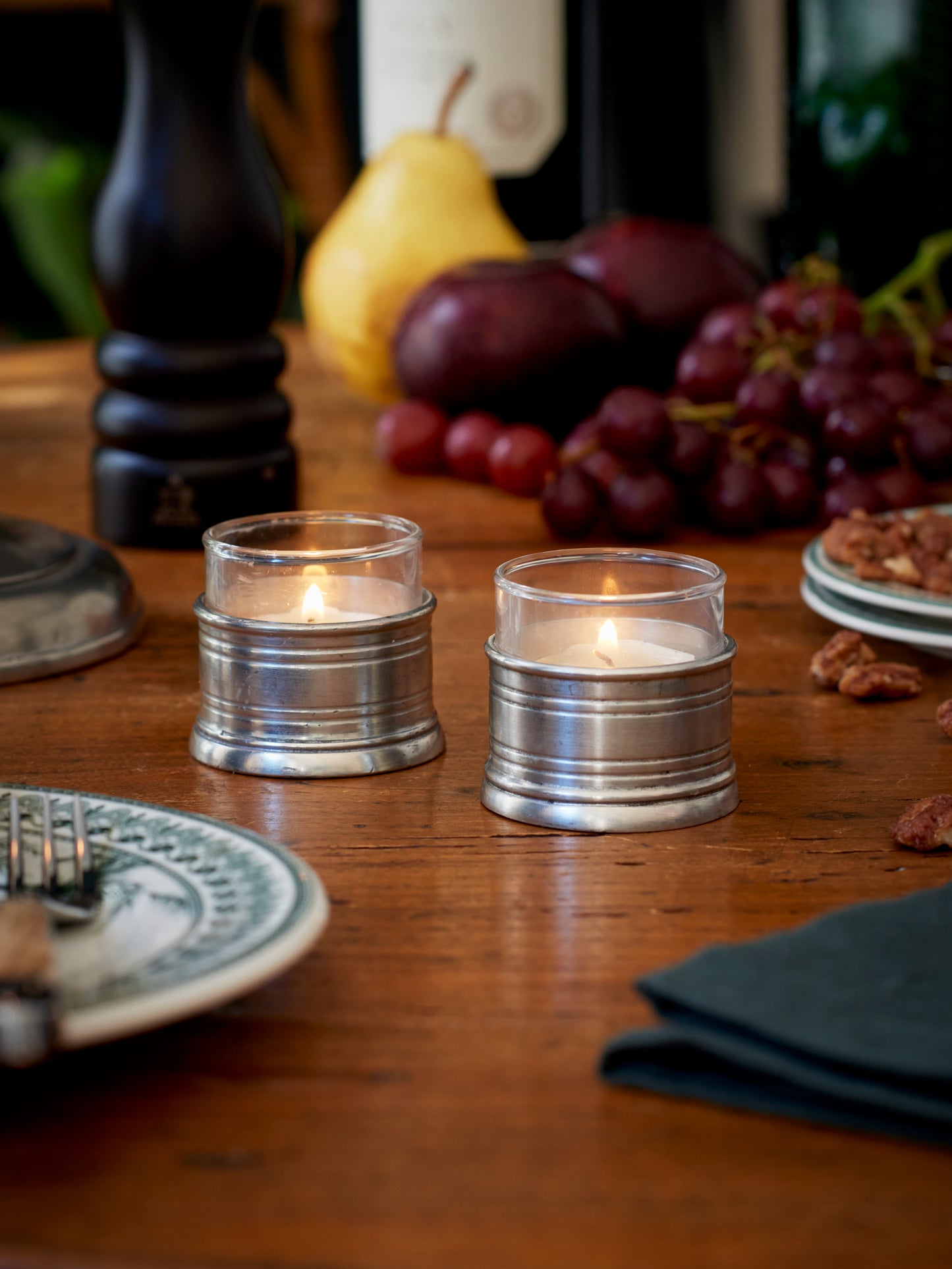 MATCH Pewter Tea Light Candle Holder Weston Table