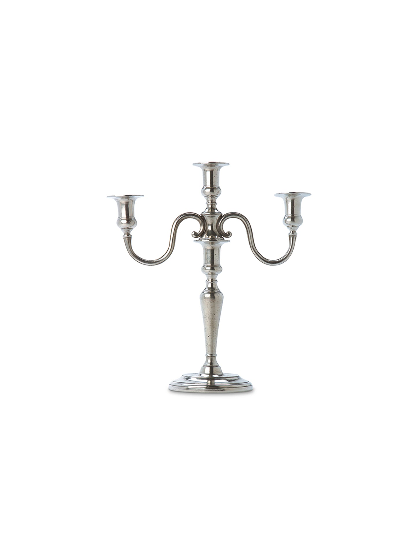 MATCH Pewter Three Flame Candelabra Weston Table