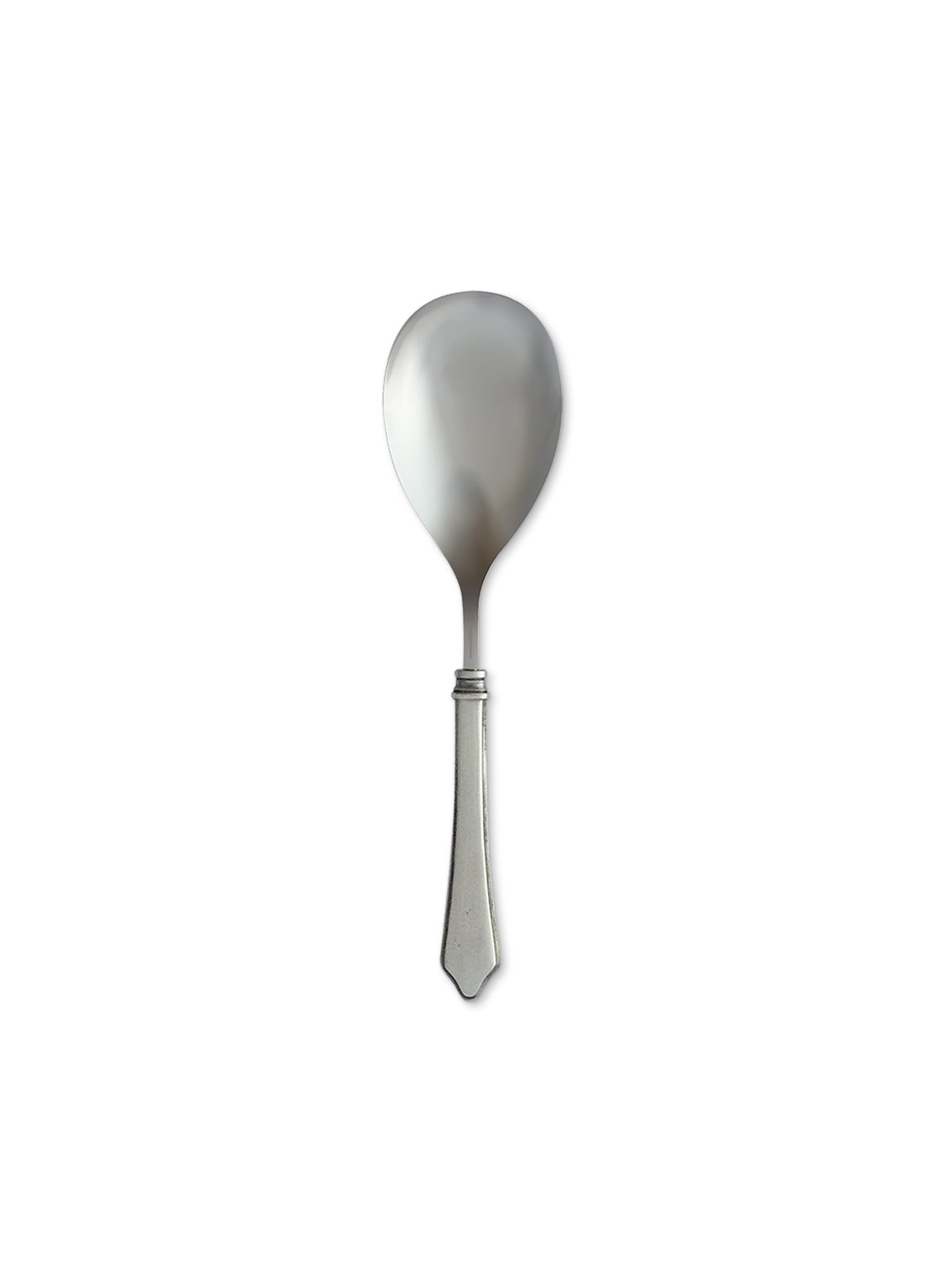 MATCH Pewter Violetta Wide Serving Spoon Weston Table