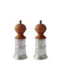 MATCH Pewter Wood and Pewter Salt and Pepper Mill Weston Table