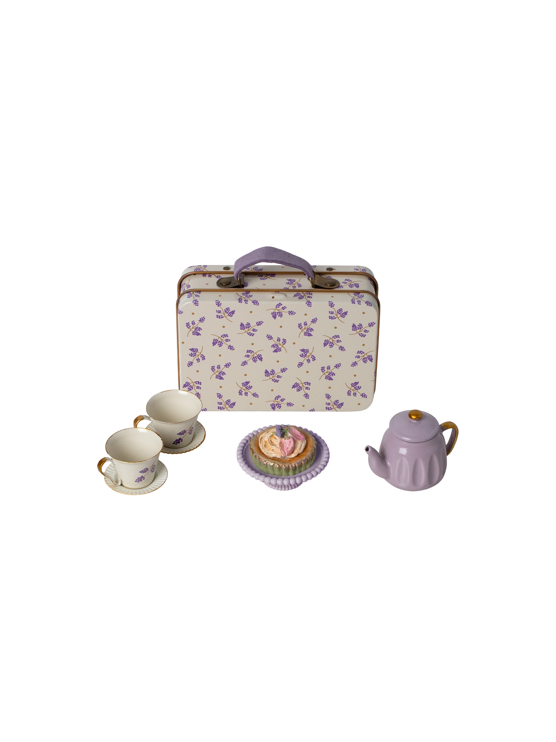 Maileg Afternoon Treat Mouse Purple Madelaine Weston Table