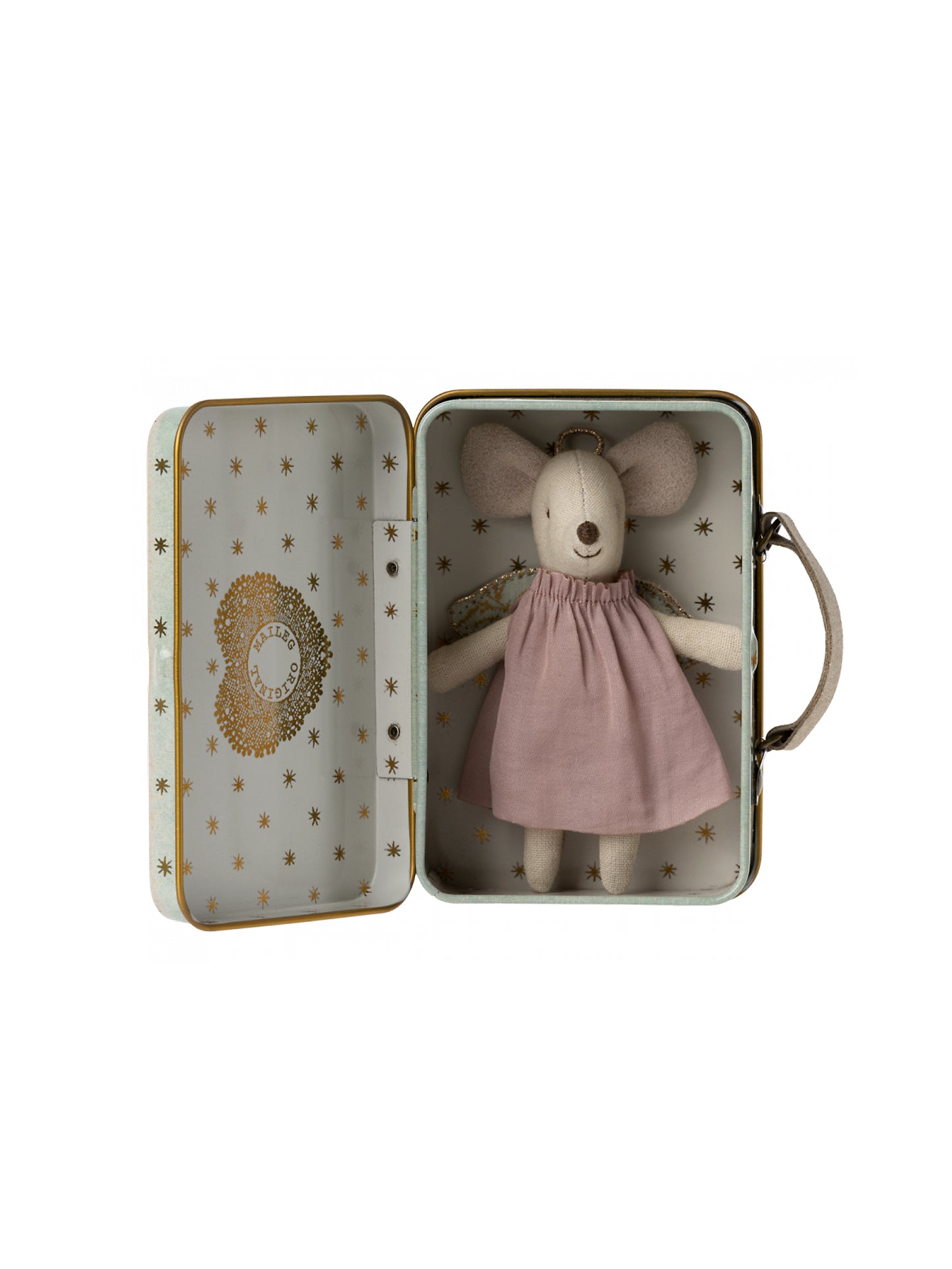 Maileg Angel Mouse in Suitcase Weston Table