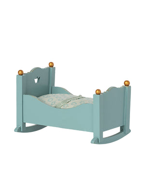  Maileg Baby Mouse Cradle Blue 