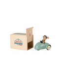 Maileg Mouse Car with Garage  Blue Weston Table