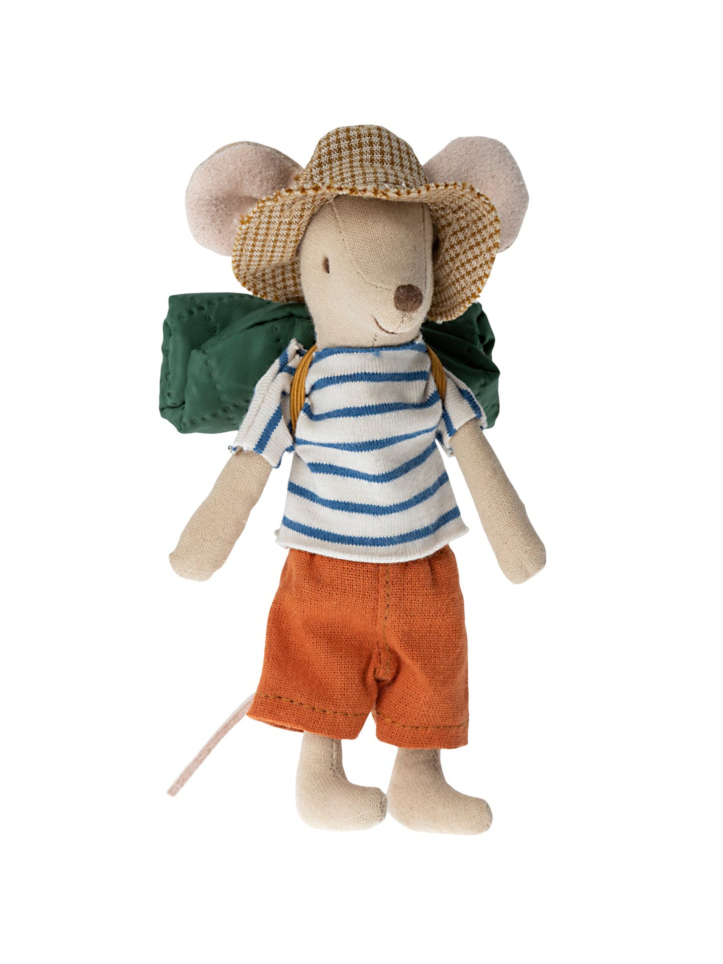 Maileg Hiker Mouse Big Brother Blue Striped Shirt Weston Table