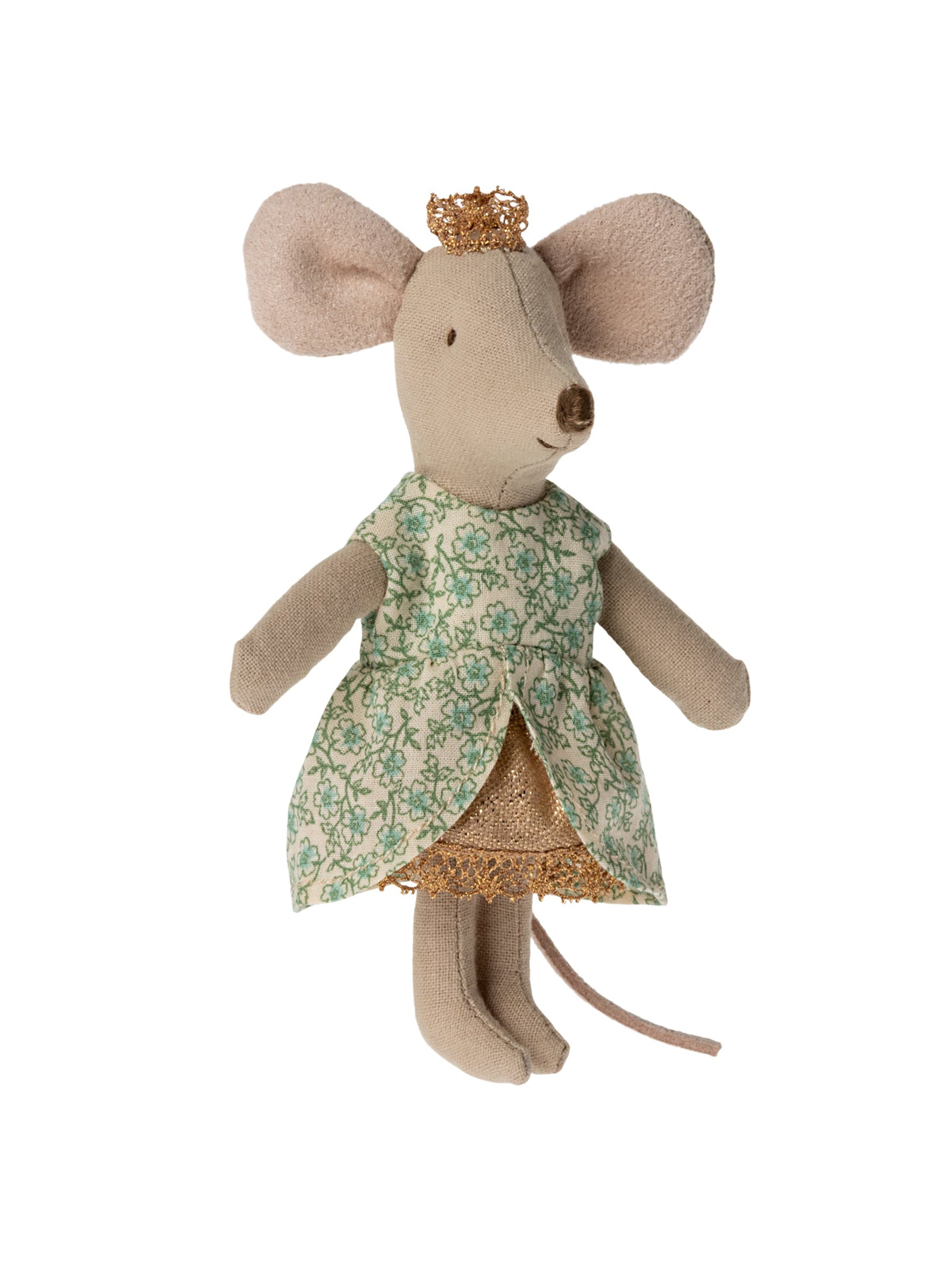 Maileg Little Sister Princess Mouse in Matchbox