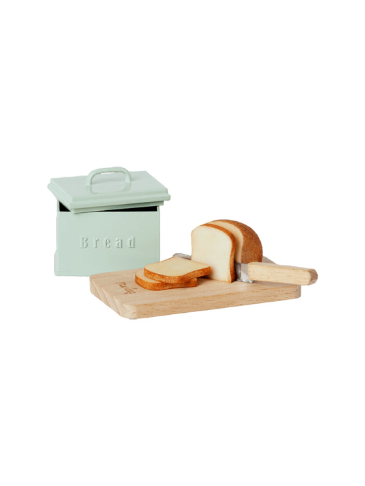 Maileg Miniature Bread Box with Cutting Board & Knife Weston Table