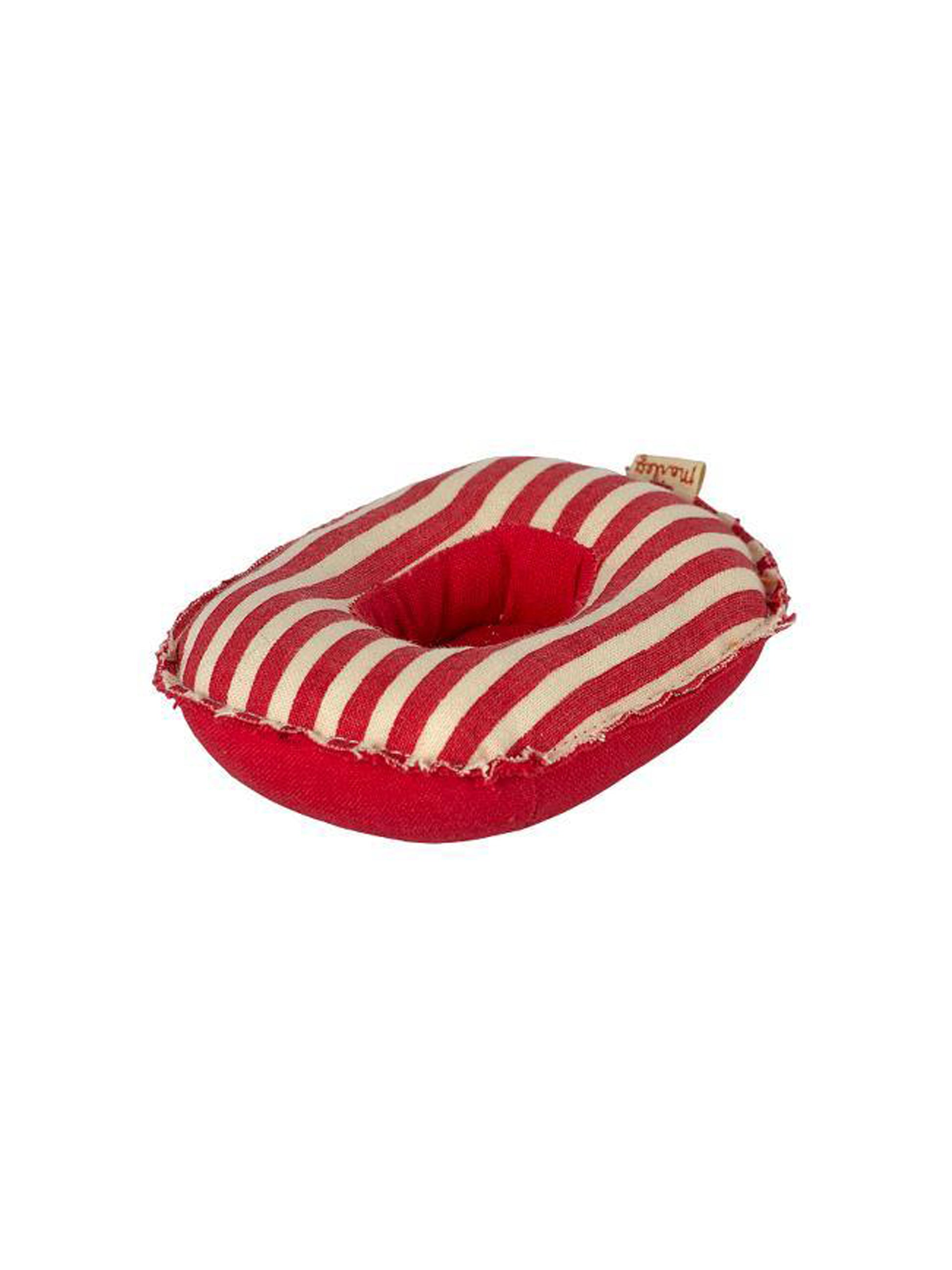 Maileg Rubber Boat for Small Mouse Red Stripe Weston Table