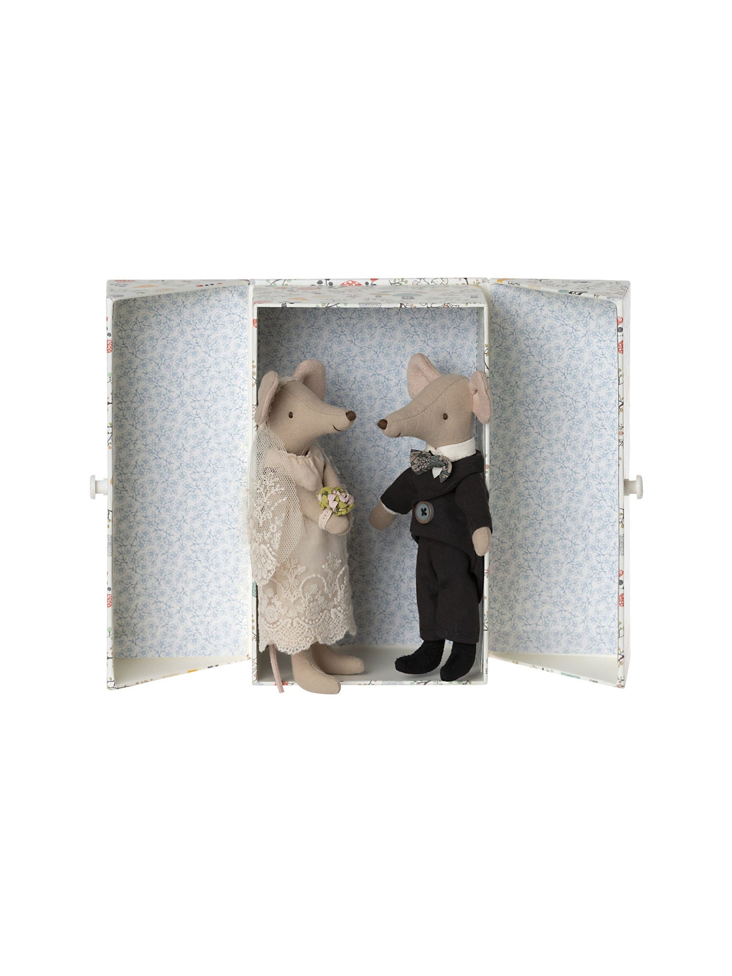 Maileg Wedding Mice Couple in Box Weston Table