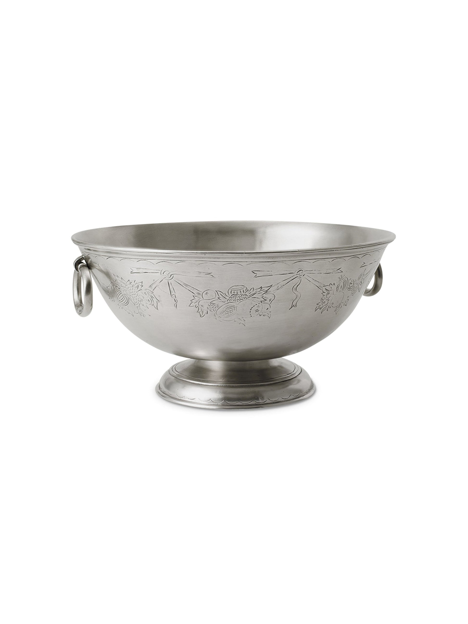 MATCH Pewter Engraved Deep Footed Bowl Weston Table