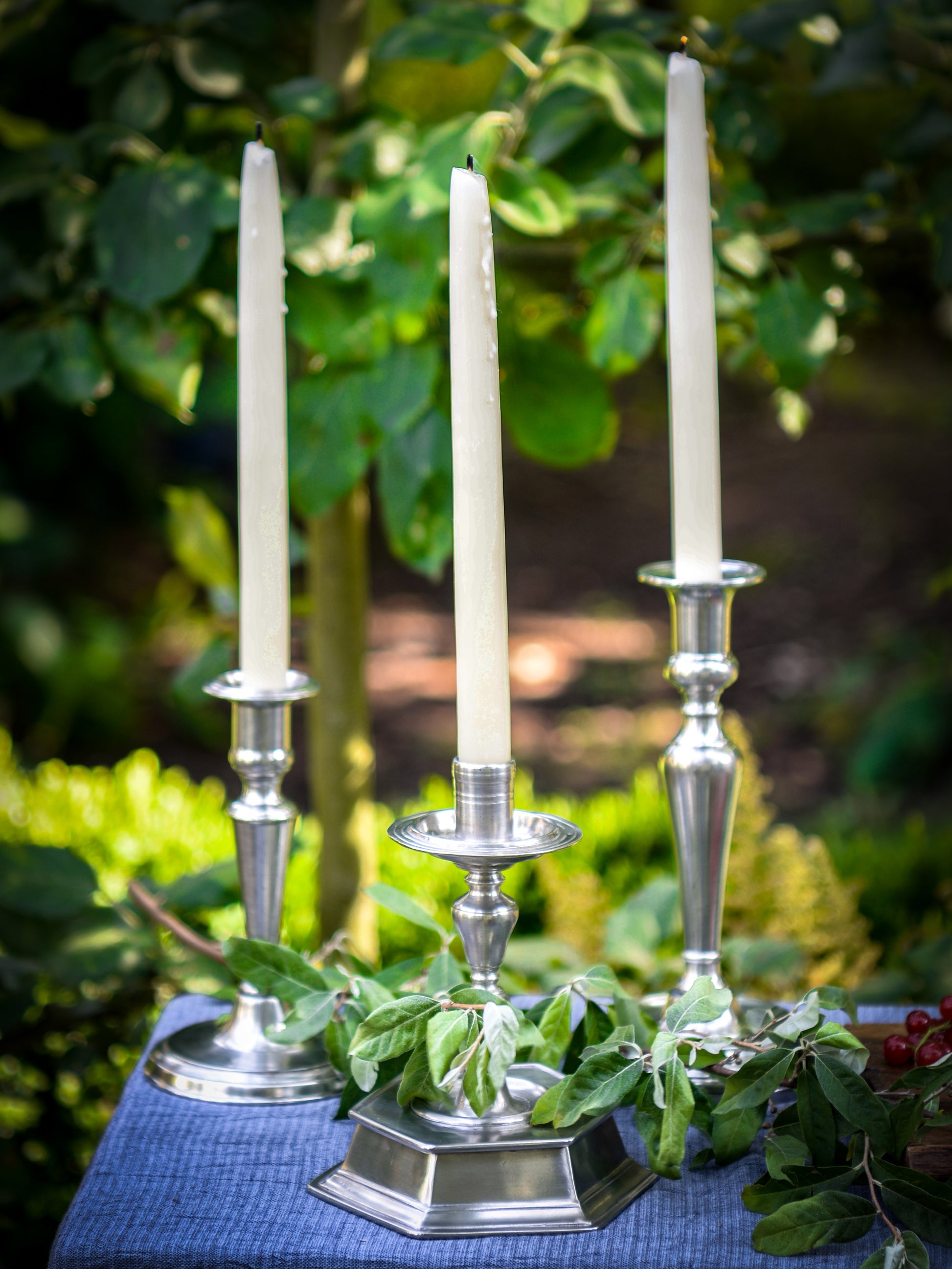 MATCH Pewter Flanders Candlestick Weston Table