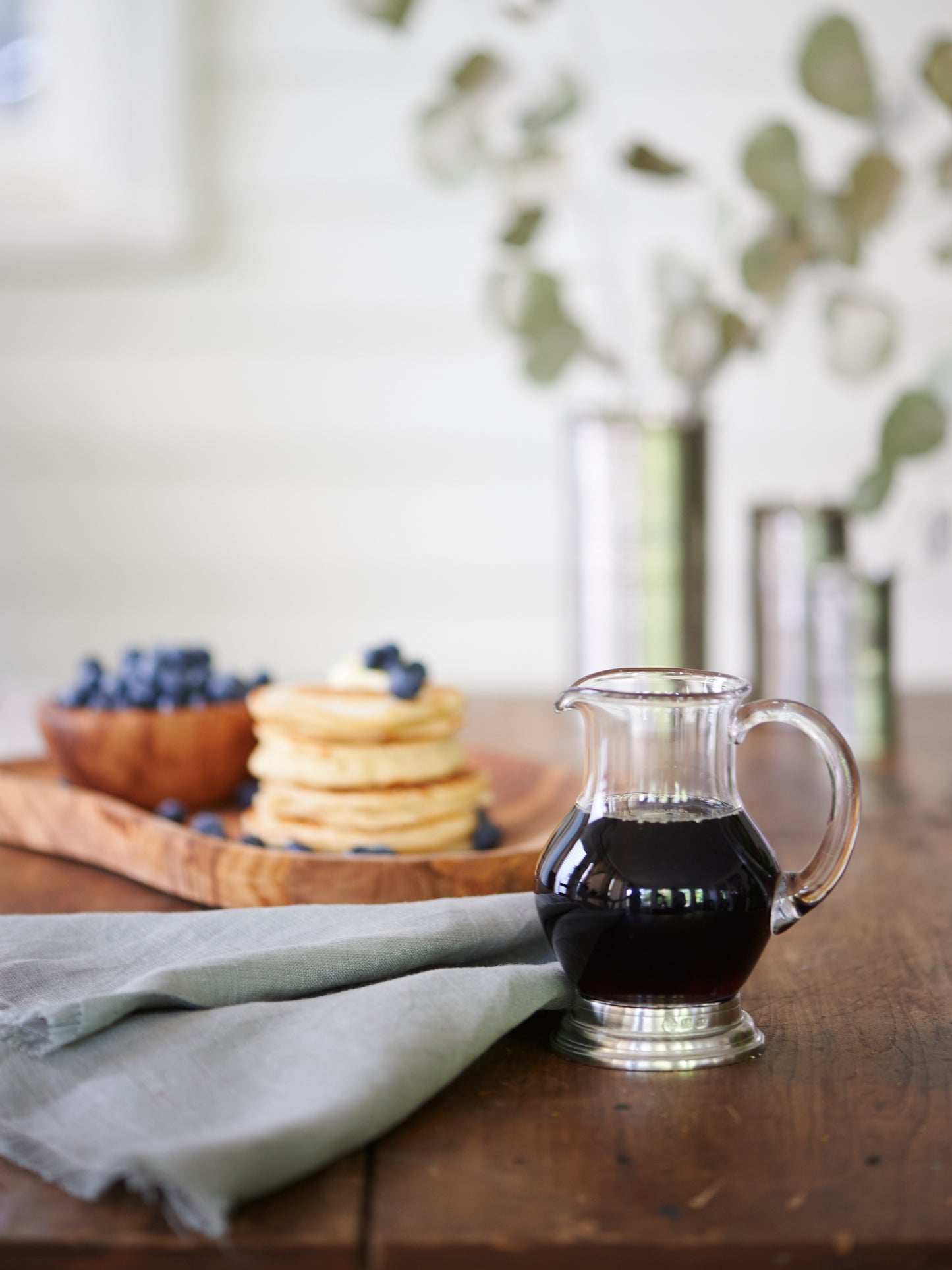 MATCH Pewter Glass Pitcher Weston Table