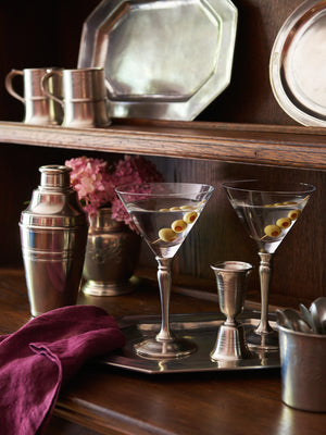  MATCH Pewter Martini Glass Weston Table 