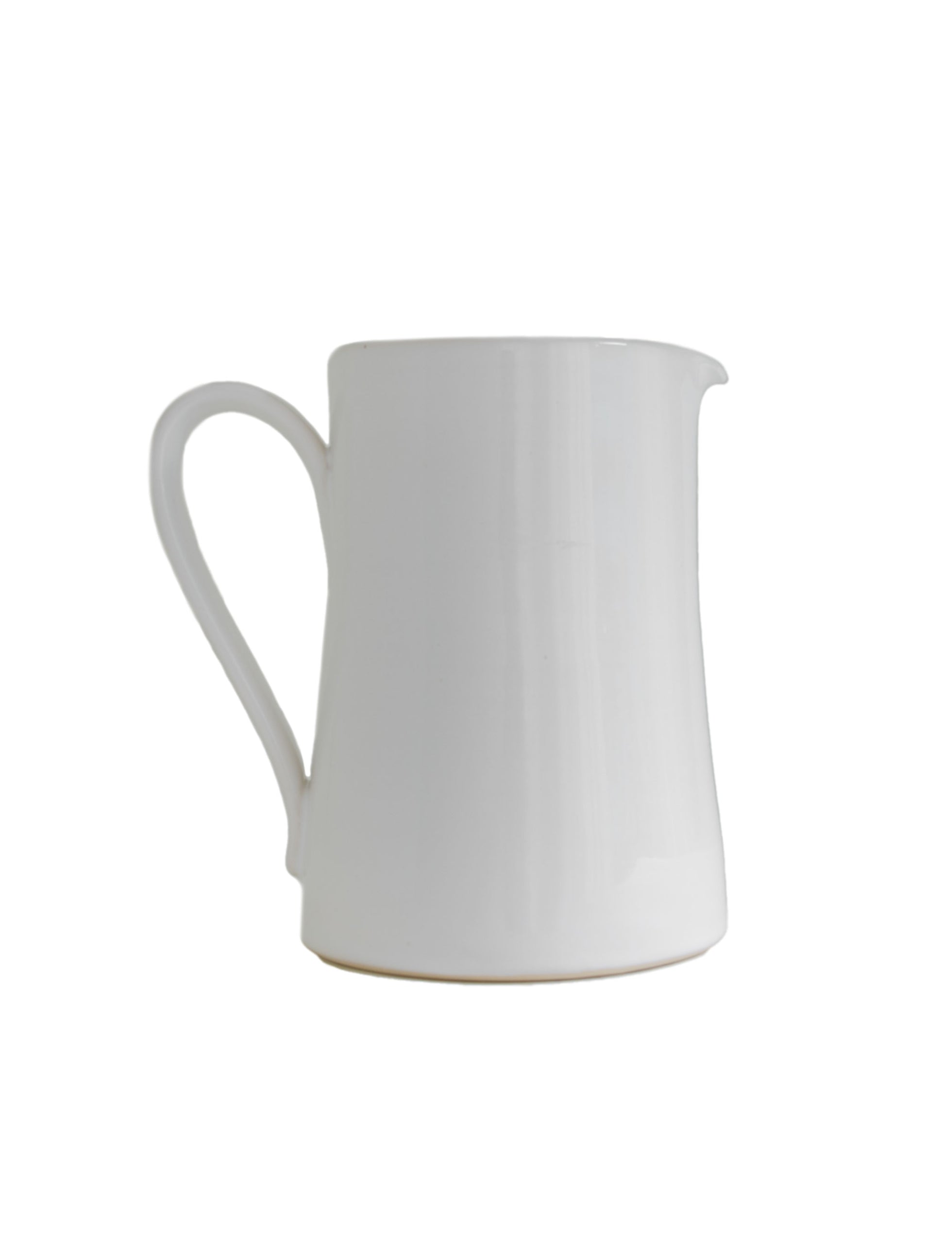 McQueen Pottery Pitcher White Large Weston Table